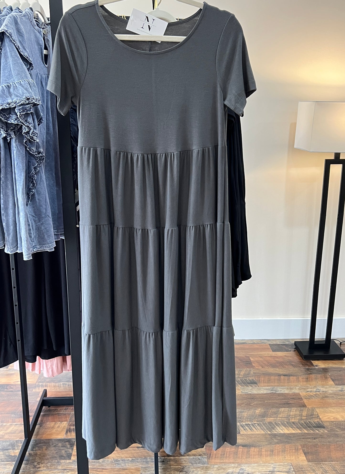 Haley Tiered Midi Dress