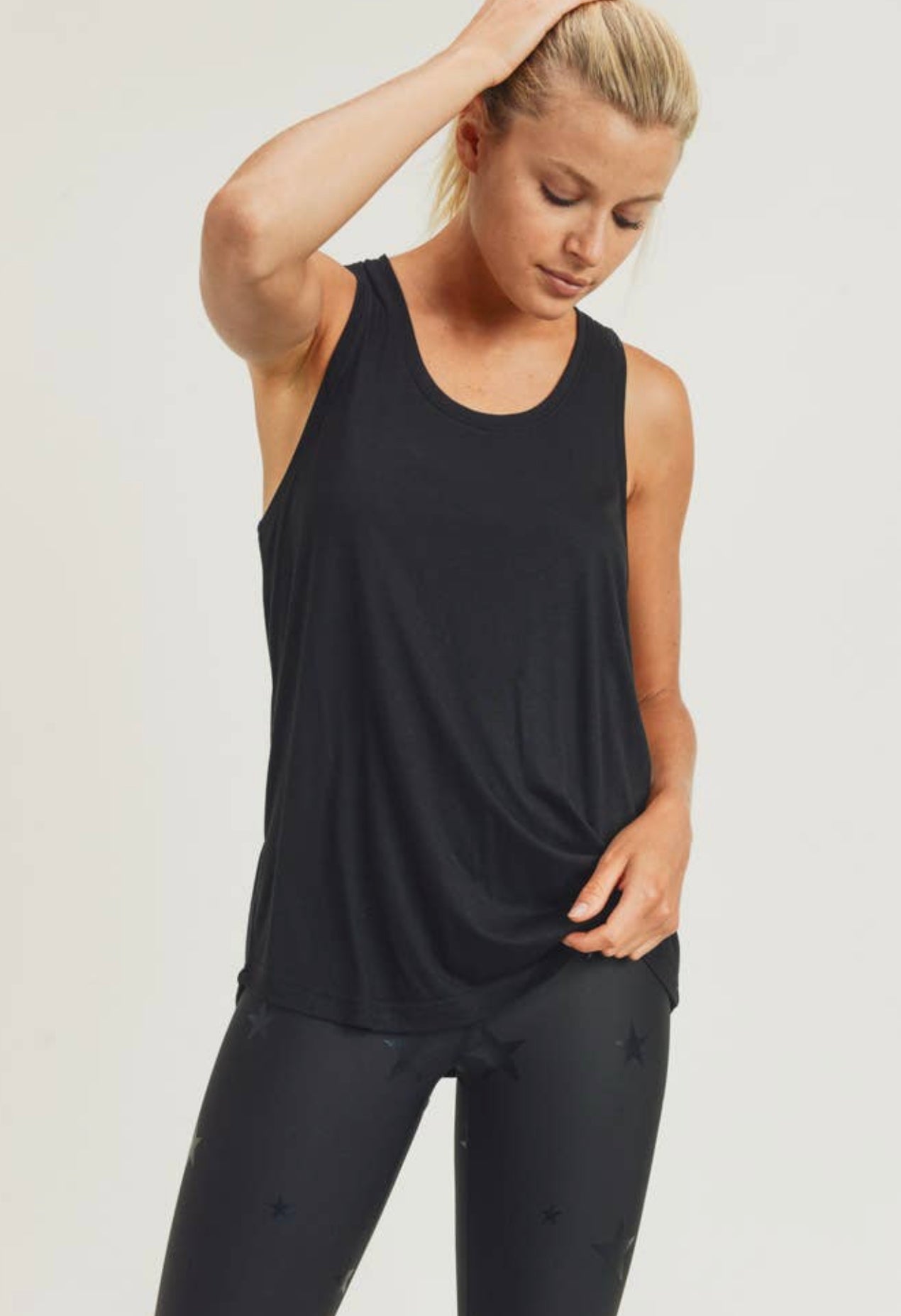 Overly Excited Mono B Back Tank Top