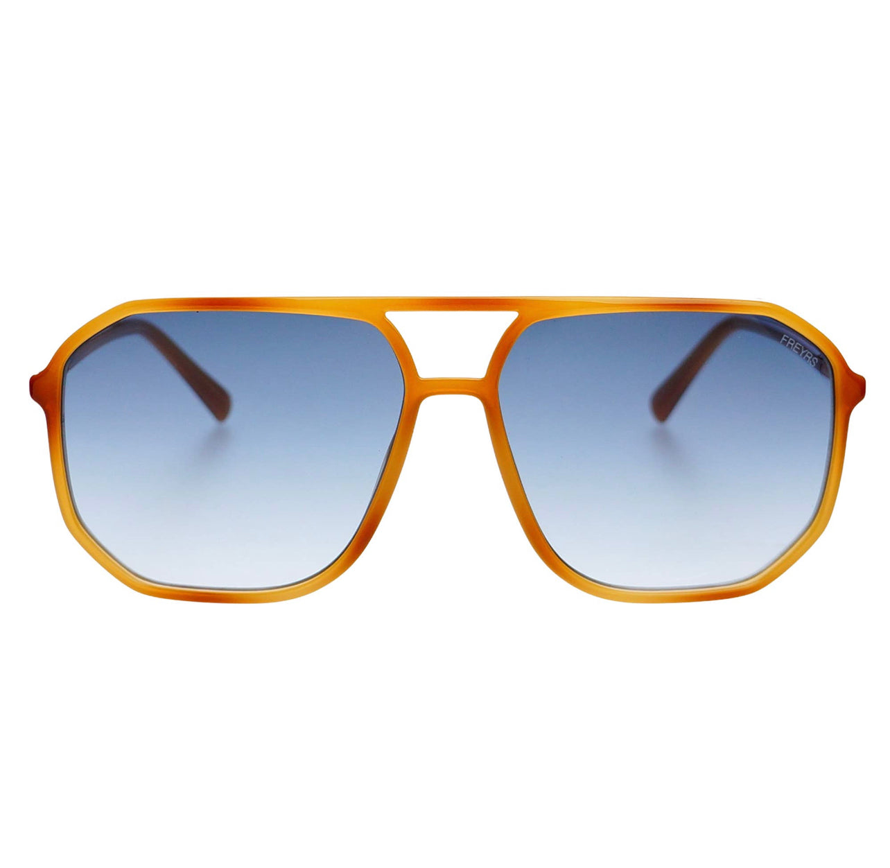 Freyrs Billie Unisex Aviator Sunglasses-- Light Brown